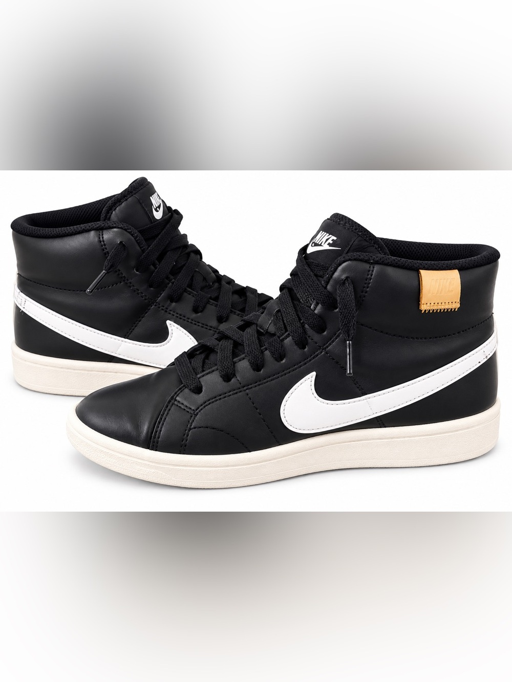 Nike Court Royale 2 Mid Men’s Sneakers – Size 8.5 – Black/White